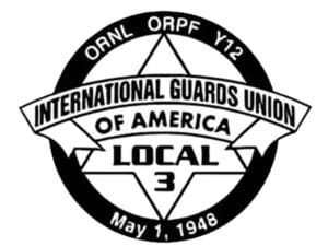 Logo of the International Guards Union of America Local 3, established May 1, 1948.